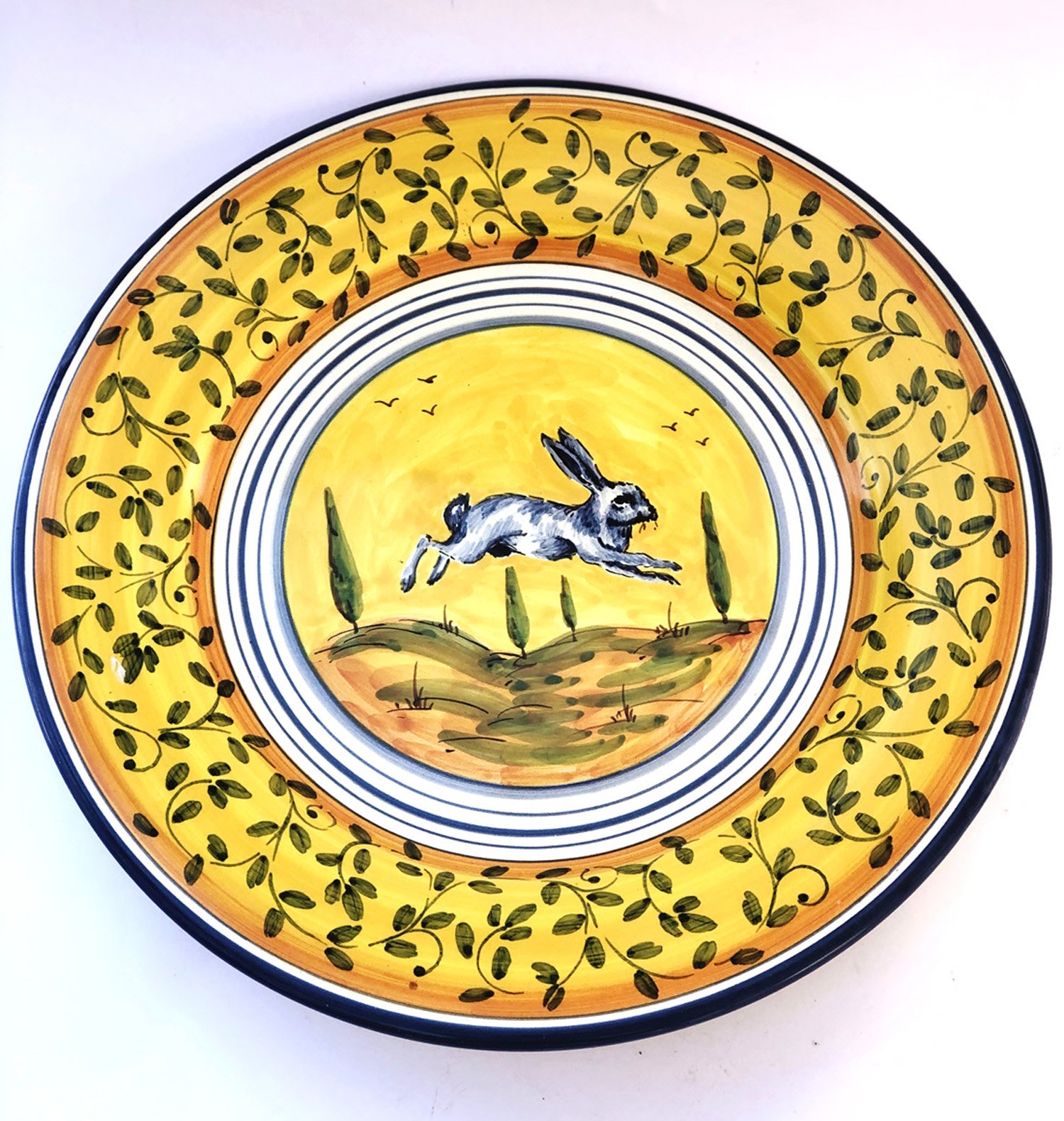 Piatto Piano animali – Ceramiche Artigianali