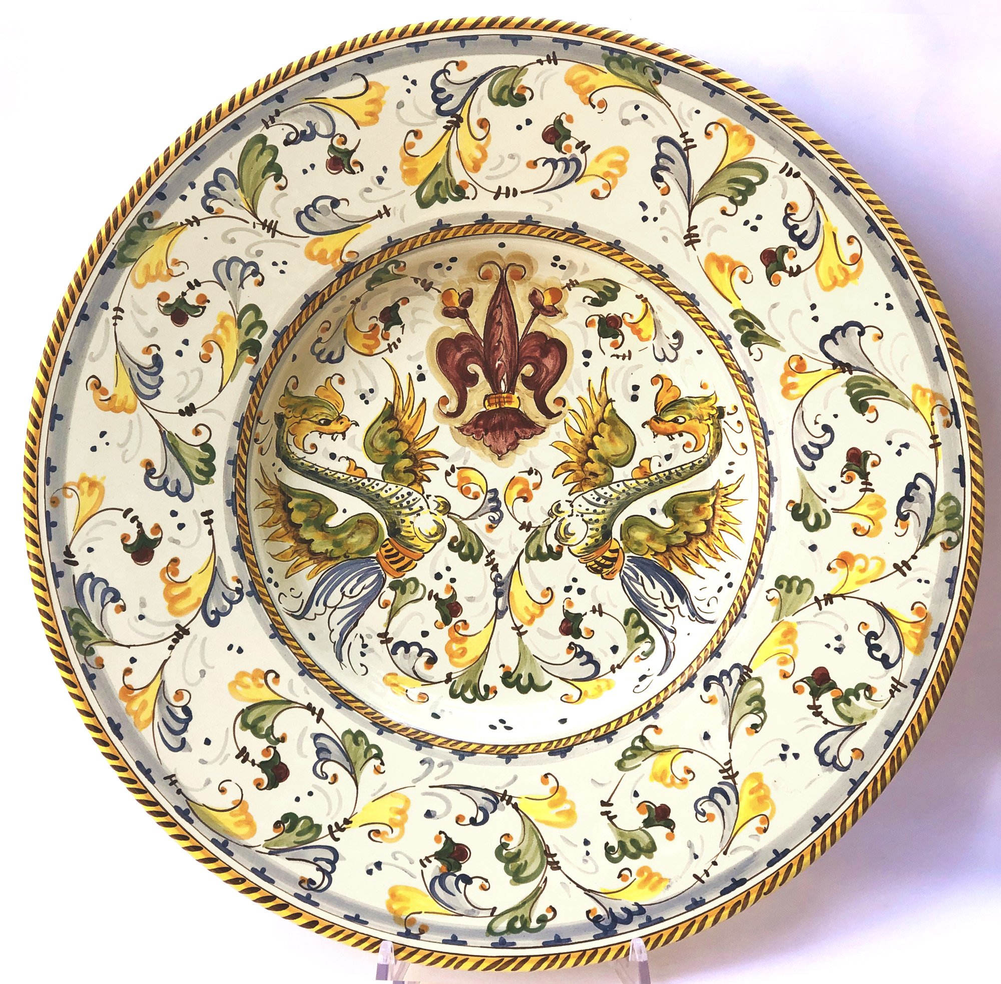 Piatto Grande animali – Ceramiche Artigianali